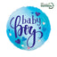 Balon Folie Rotund Baby Boy Inimioare 46cm
