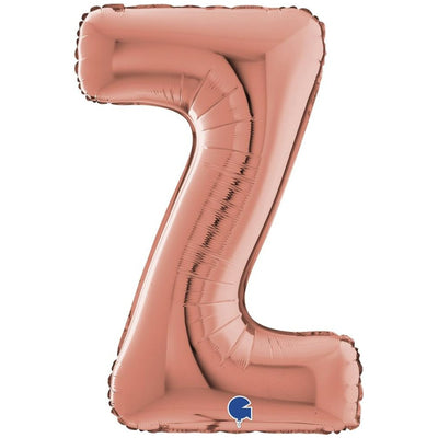 Balon Folie LITERA Z Rose Gold 66 cm Grabo