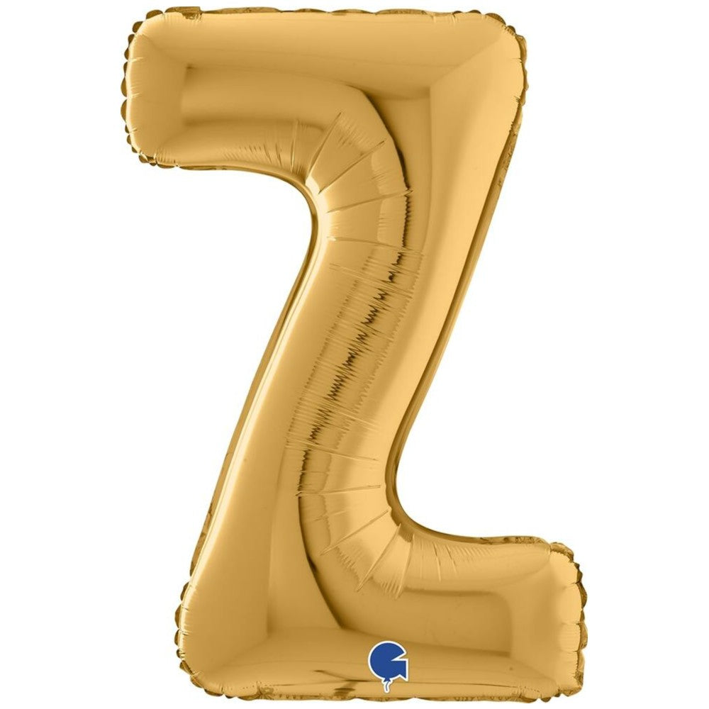 Foil Balloon LETTER Z Gold 66 cm Grabo