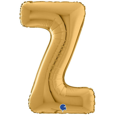 Foil Balloon LETTER Z Gold 66 cm Grabo