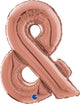 Balon Folie SIMBOL & Rose Gold 66 cm Grabo