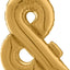 Foil Balloon SYMBOL & Gold 66 cm Grabo
