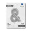 SIMBOL & Silver Foil Balloon 66cm Grabo