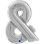 SIMBOL & Silver Foil Balloon 66cm Grabo