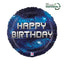 Balon Folie Happy Birthday Galaxy 46cm 26472P