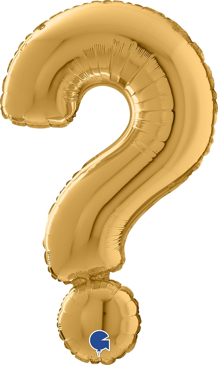 Foil Balloon SYMBOL ? Gold 66 cm Grabo