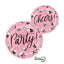 Balon Folie Rotund Pink Party 46cm