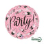 Balon Folie Rotund Pink Party 46cm