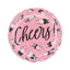 Balon Folie Rotund Pink Party 46cm