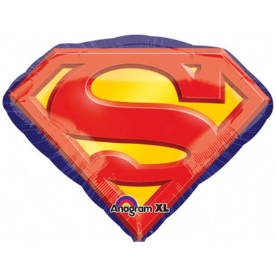 Foil Balloon Figurine Superman Emblem 66x50cm AMS 29692 01