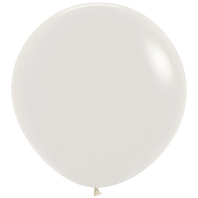 Jumbo Latex Balloons Pastel Dusk Cream 60cm