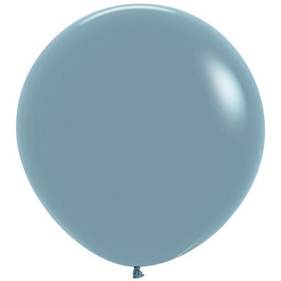 Jumbo Pastel Dusk Blue Latex Balloon 40cm
