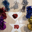 Confetti Metalic ROSU 1.5cm Rotund 100g
