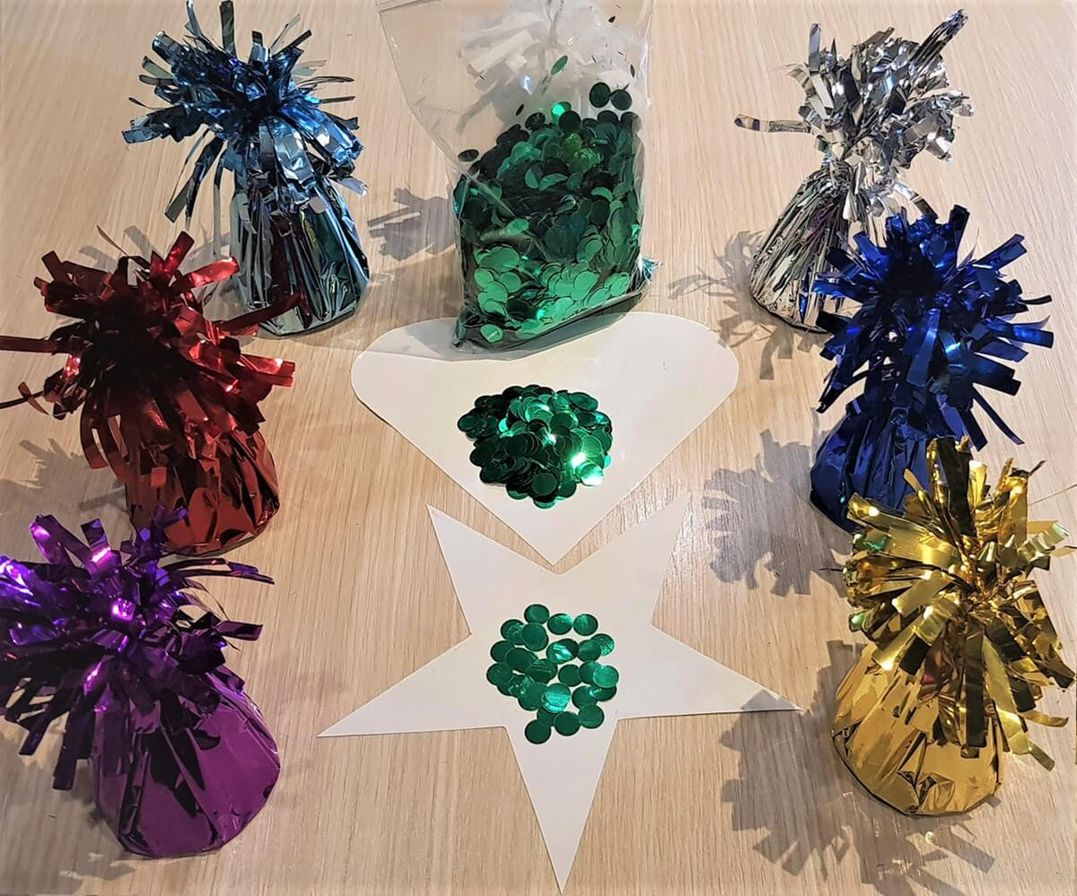 Confetti Metalic VERDE 1.5cm Rotund 100g