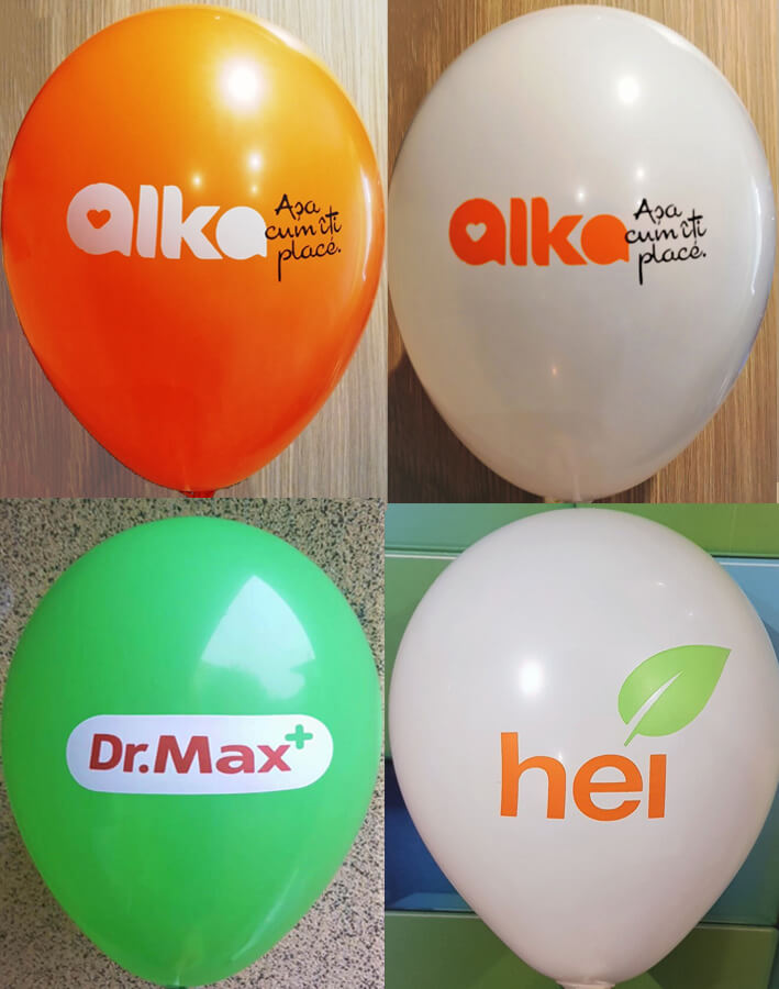 Personalizare Baloane cu Grafica - 2 culori