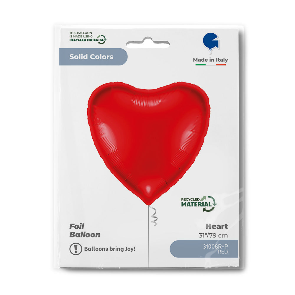 Balon Folie Inima Rosie 79cm