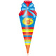 SuperShape Foil Balloon ABC Book Cone 35x111cm 3160475