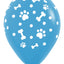 Paws Print Multicolor Latex Balloons 30cm