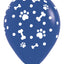 Paws Print Multicolor Latex Balloons 30cm