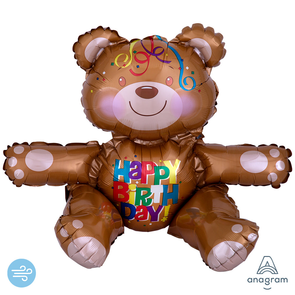 Multi-Balloon Foil (AIR) Sitting Bear 43x48cm ANAGRAM 3262601