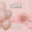 Baloane latex modelaj standard 152 x 5 cm Pastel Dusk Rose