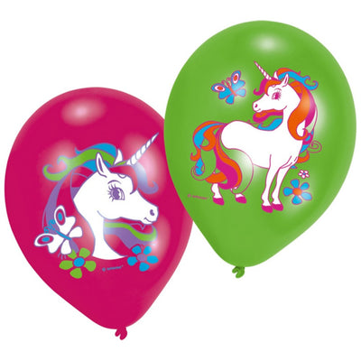 Set 6 Baloane Latex Print Unicorn 28cm AMS9902173