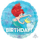 Balon Folie Ariel Dream Big Happy Birthday 43cm ANAGRAM 3393501
