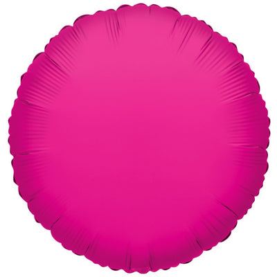 Balon folie 45 cm rotund fucsia