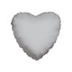 23cm Silver Heart Foil Balloon