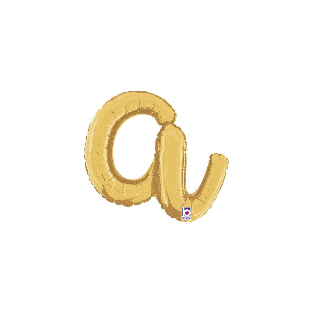 Balon Folie LITERA (AER) SCRIPT A Auriu 35 cm Grabo