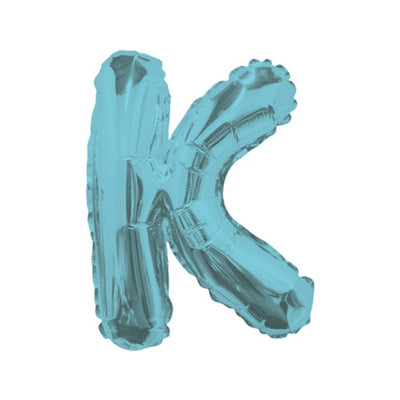Foil balloon 35cm letter K BLUE 34832-14