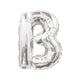 Foil Balloon 35cm Letter B SILVER 34894-14