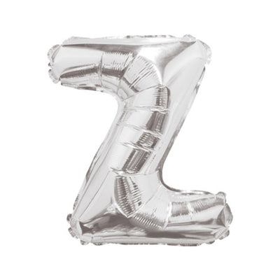 Balon folie 35cm Litera Z ARGINTIU 34919-14