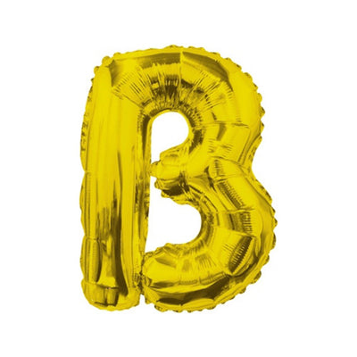 Foil Balloon 35cm Letter B GOLD 35069-14