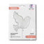 Balon Folie Figurina Porumbel Alb Holografic 86 cm Grabo