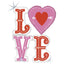 Balon Folie Figurina LOVE Holografic 117 cm Grabo