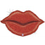 Balon Folie Figurina Buze Rosii Glitter 79cm Grabo
