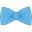 Foil Balloon Figurine Blue Bow Tie Polka Dots 84cm