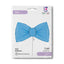 Foil Balloon Figurine Blue Bow Tie Polka Dots 84cm