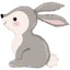 Balon Folie Figurina Woodland Iepuras 79 cm Grabo