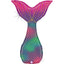 Mermaid Tail Shaped Foil Balloon with Glitter 107cm