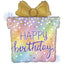 Balon Folie Figurina HB Cadou Glitter 69 cm Grabo