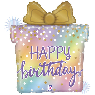 Foil Balloon Figurine HB Gift Glitter 69 cm Grabo