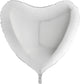 Balon Folie Jumbo Inima Alba 91cm