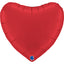 Ruby Red Jumbo Heart Foil Balloon 36in