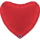 Balon Folie Inima Jumbo Rosu Rubin 91cm