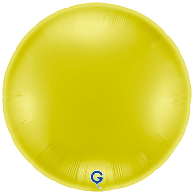 Balon Folie Rotund Galben 91cm