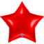 Balon Folie Stea Rosie 91cm