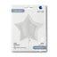 Jumbo White Star Foil Balloon 91 cm Grabo