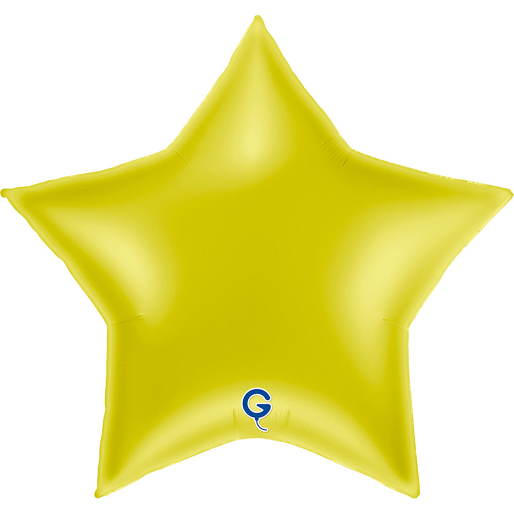 Balon Folie Stea Galbena 91cm